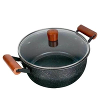 soup pot non stick pot 24cm maifan stone color household pot hot pot cooking noodles does not rust universal induction cooker