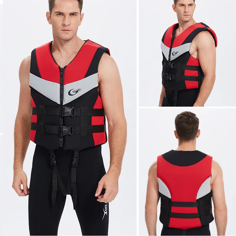 Взрослые дети спасательный жилет Спасательные плавучие Моторные лодки