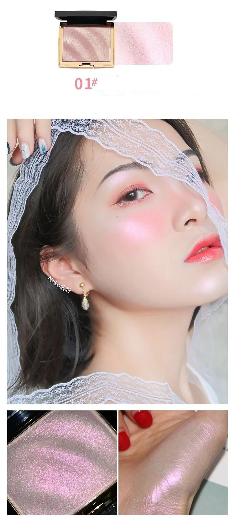 Glow Kit хайлайтер макияж Мерцающий Порошок хайлайтер палитра база осветитель изюминка лица Контур Золотой бронзатор