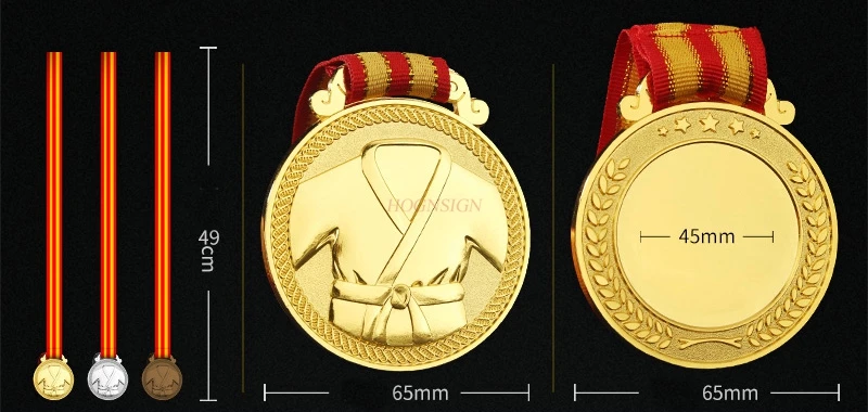 Металлическая медаль для соревнований по боевым искусствам в тхэквондо | Игрушки