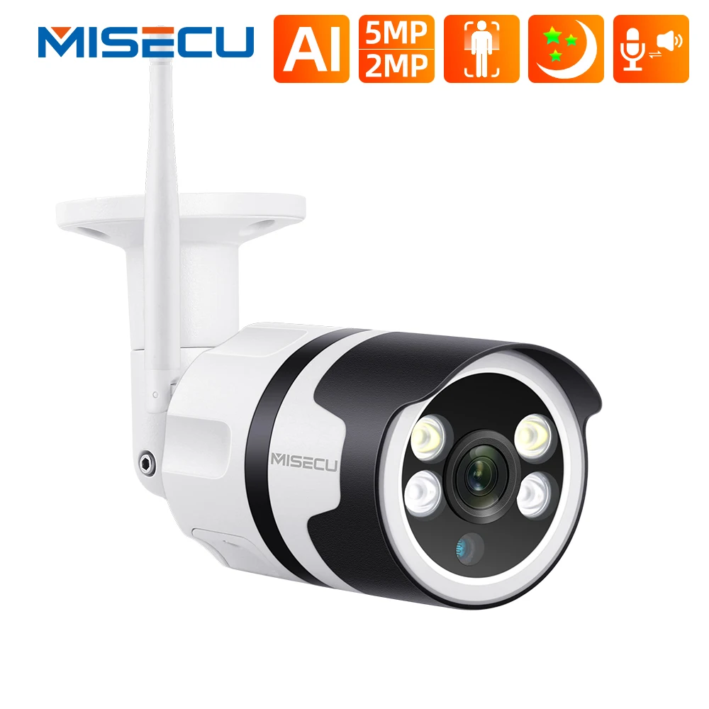 MISECU HD 1080P Беспроводной IP Камера Смарт AI двухканальную аудиосвязь безопасности Wifi