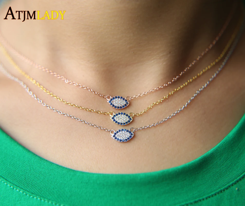 Женское колье из серебра 100% пробы с фианитами| |