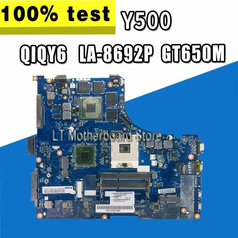 QIQY6 LA 8692P материнская плата для ноутбука For Lenovo IdeaPad Y500 оригинальная GT650M|laptop