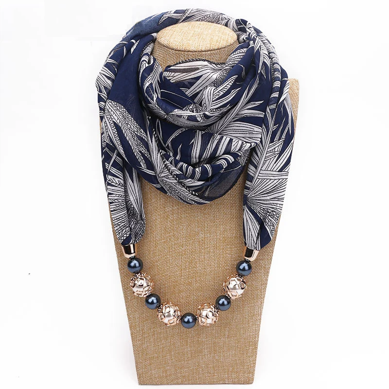 Luxury brand 2020 necklace Scarf for women Spring/Autumn Muslim Head Scarves Chiffon choker Clothing Accessories | Украшения и