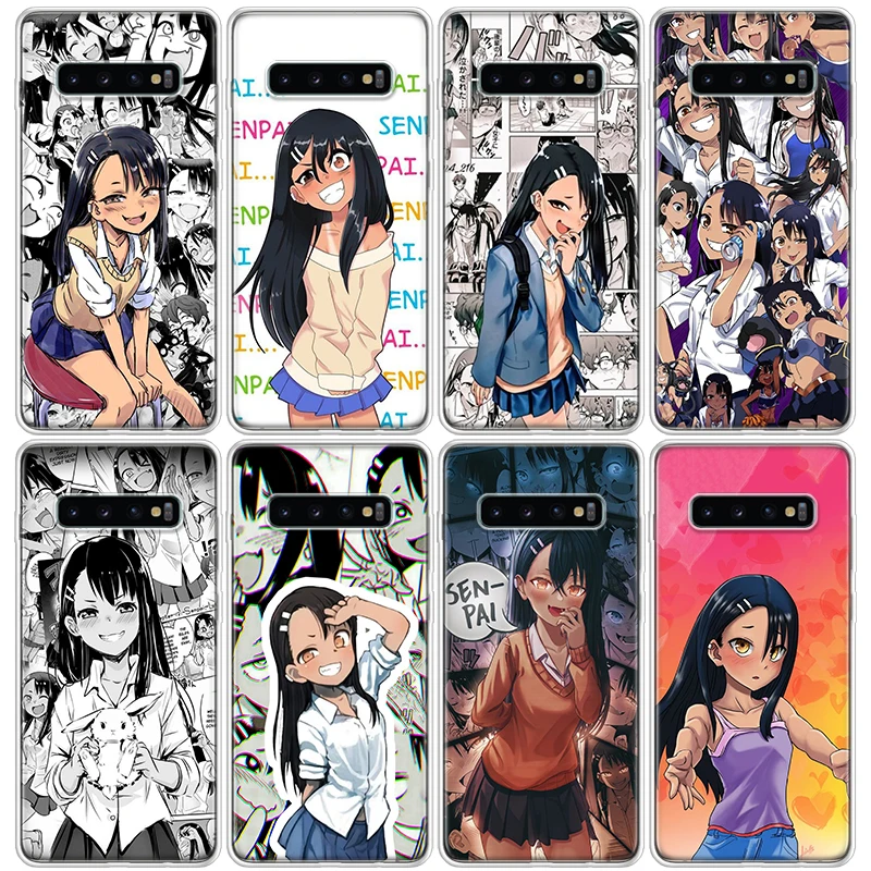 

Nagatoro San Anime Aesthetic Phone Case For Samsung Galaxy S20 FE S23 S22 S21 Ultra S10 Lite S9 S8 Plus S7 Edge Soft TPU Back Co