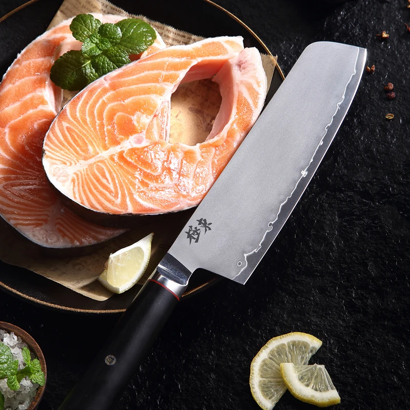 Японский брикет из композитной стали кованый нож ножи шеф повара мелкие для
