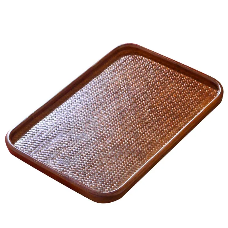 Receive Tea Tray Home sitting room teapot teacup contracted rectangle bamboo tea tray