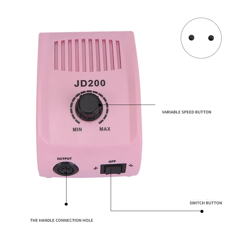 

ABVP Electric Nail Polisher 30000RPM Unloading Manicure Machine Nail Polishing Machine Used for Precision Polishing Engraving