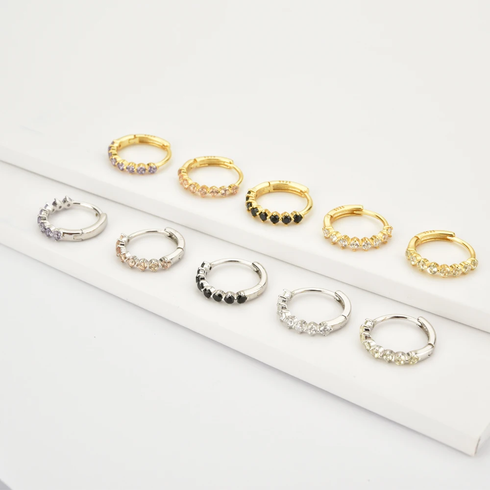 Женские серьги из серебра 100% пробы с фианитом | Украшения и аксессуары