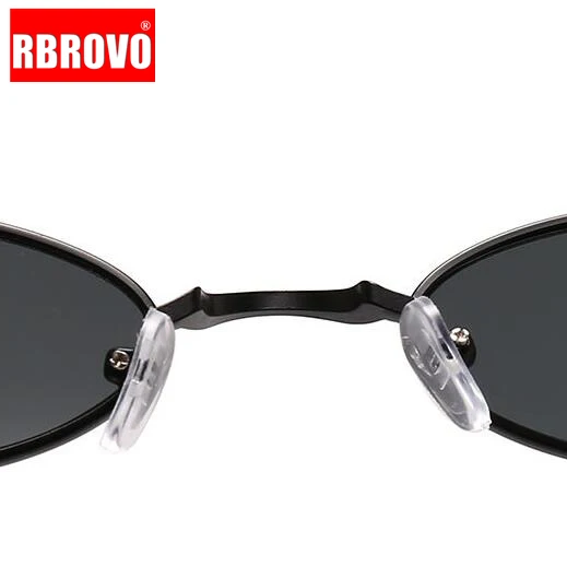 Очки солнцезащитные RBROVO в маленькой оправе для мужчин и женщин брендовые
