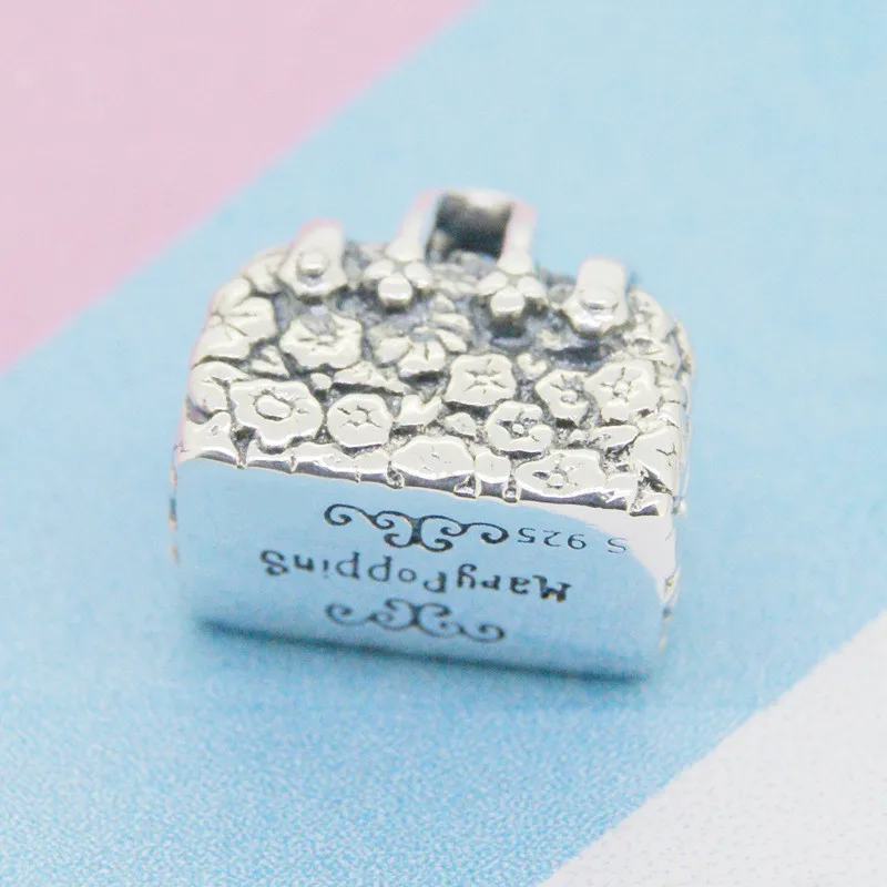 CodeMonkey 100% настоящая 925 пробы Серебряная Женская сумка Шарм Подходит оригинальный