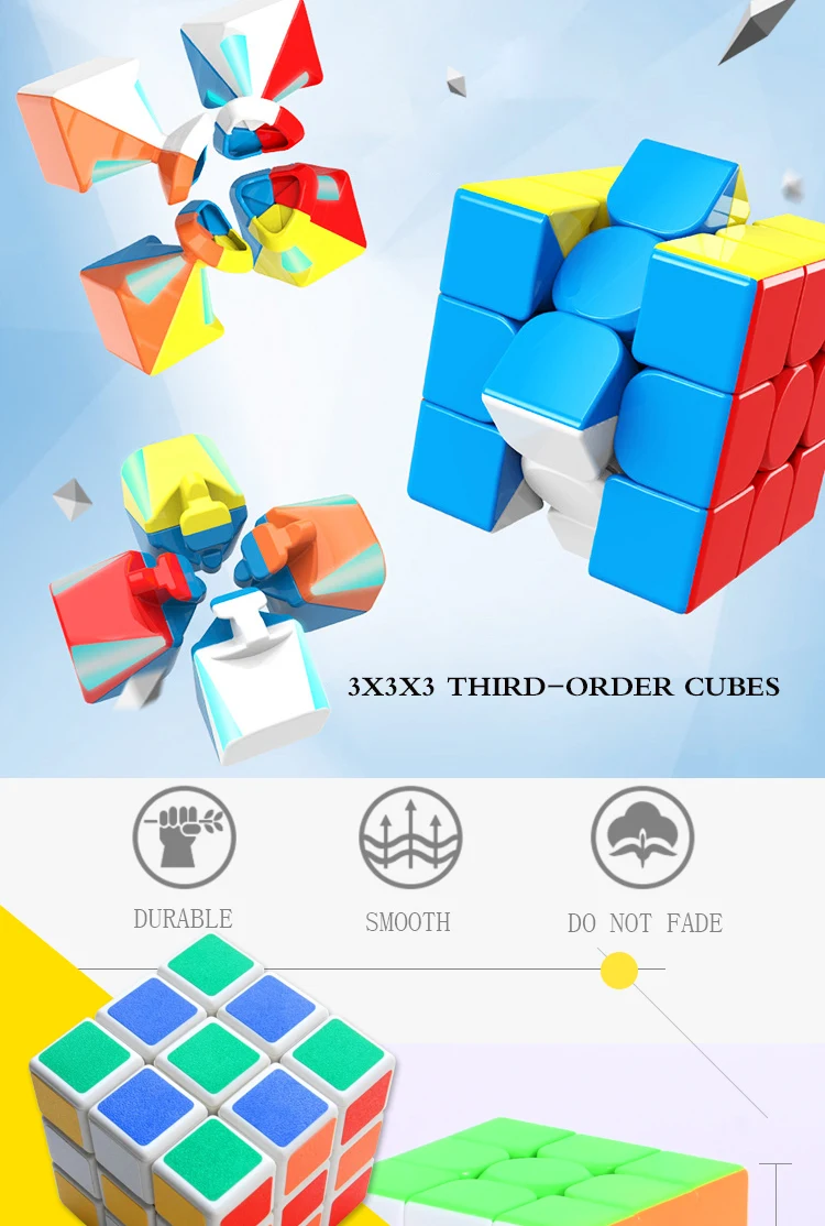 Кубики 3X3X3, на каждый день, Cubo Magico, Скорость карман Стикеры Головоломка Куб Волшебные профессиональные обучающие игрушки для детей gxwj