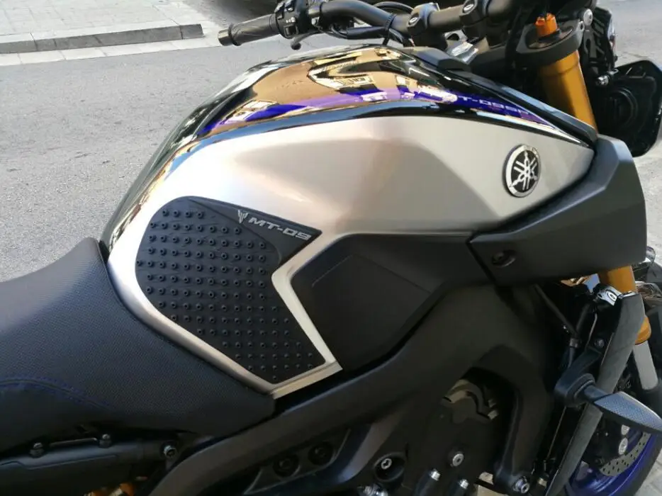 Наклейка на бак мотоцикла для YAMAHA MT 09 2014 2015 газовые наколенники Тяговая сторона 3