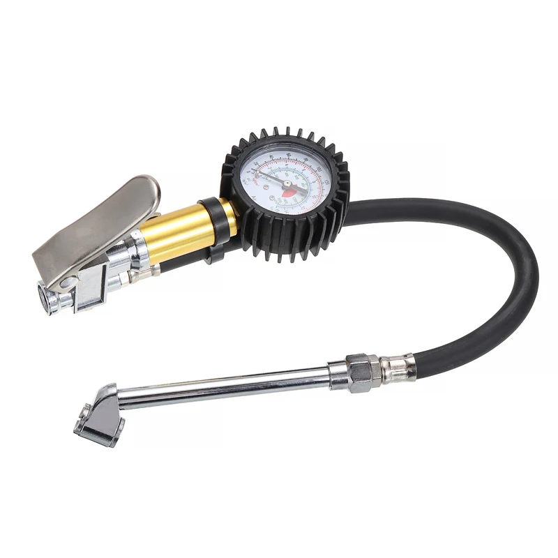 Universal 1pc 0-220 PSI Professional Car Tyre Inflator Deflator Pump With Handheld Air Pressure Gauge Tester Tool | Автомобили и