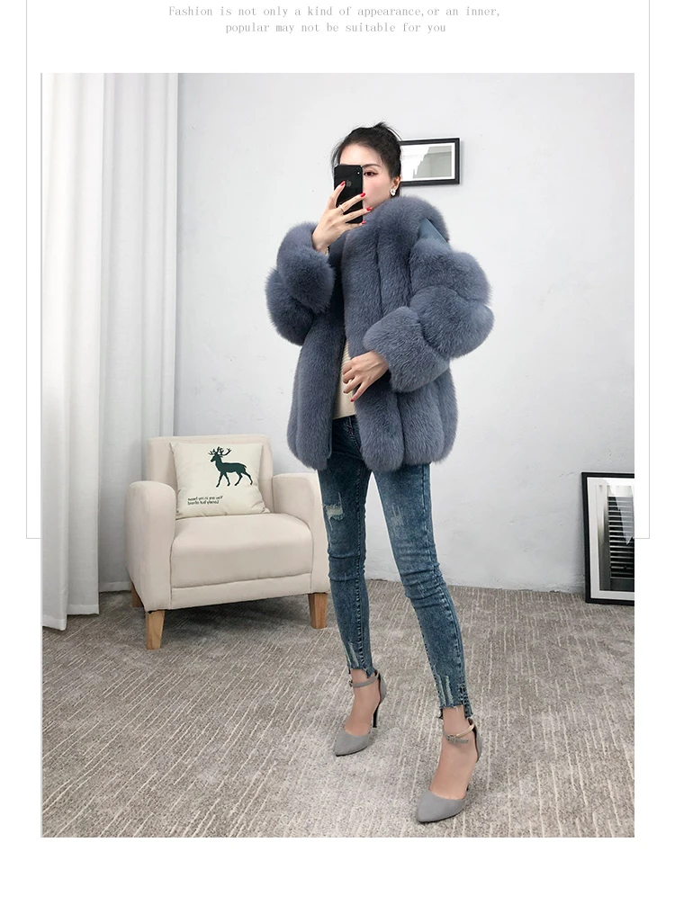 ZDFURS* натуральный мех, Лисий мех, шуба, дизайнерское, для девушек, зимнее, действительно Лисий мех, шуба, съемный, натуральный мех, шуба, Женская