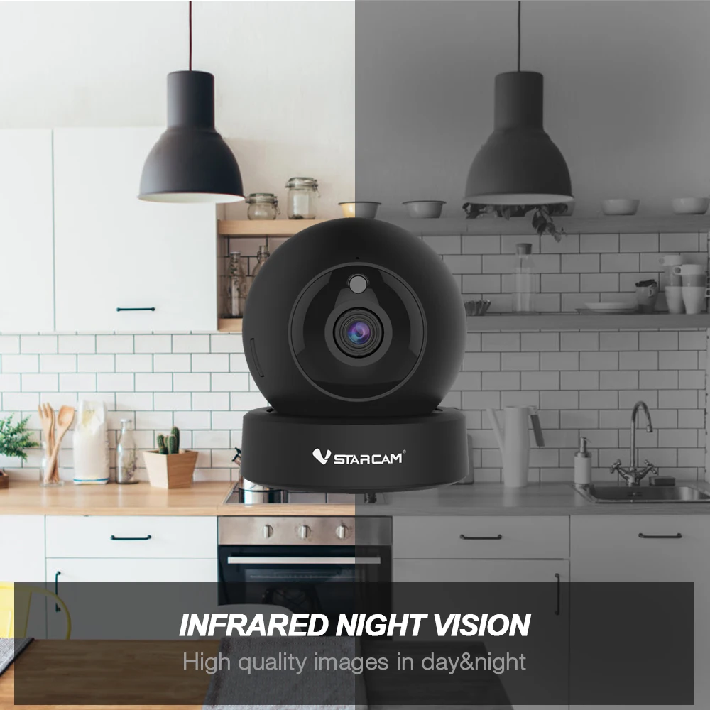 Купольная мини-IP-камера Vstarcam 1080P 2 Мп G43S | Безопасность и защита