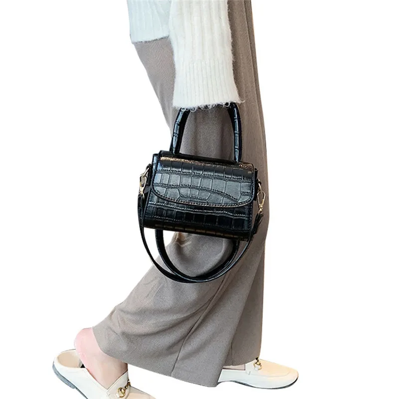 Women Frauen Taschen Geldbörse Leder Handtasche PU Messenger Bag Cross Body Shoulder Handbag |