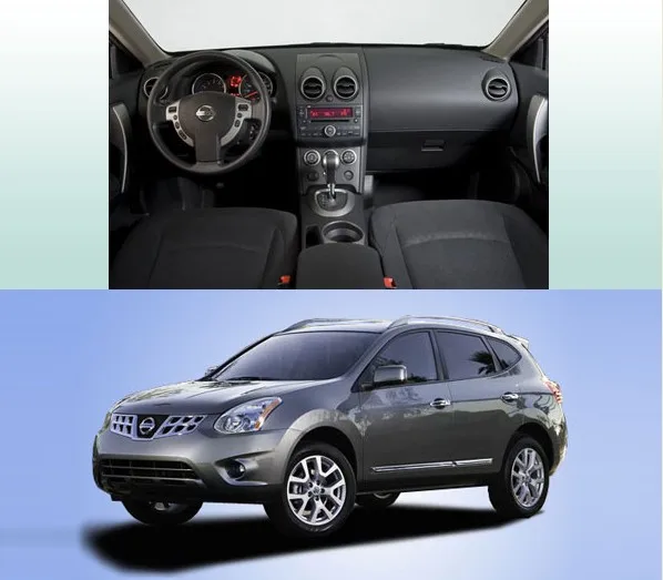 Автомобильная мода двойной Din Радио Аудио Панель рамка набор для Nissan Rogue 2008 2009 2010