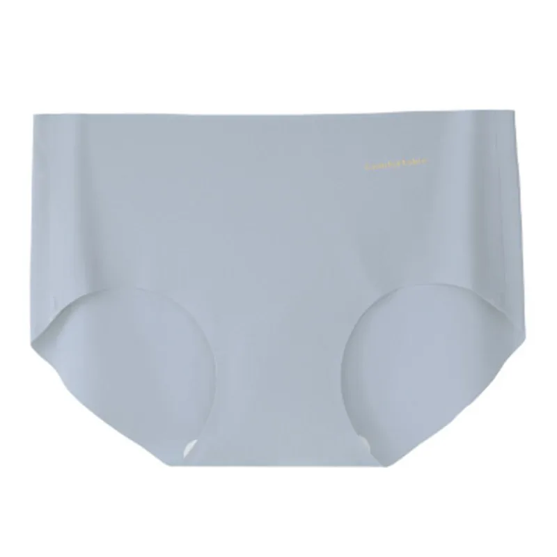 Трусики женские бесшовные из вискозы хлопковое нижнее белье для девушек черные