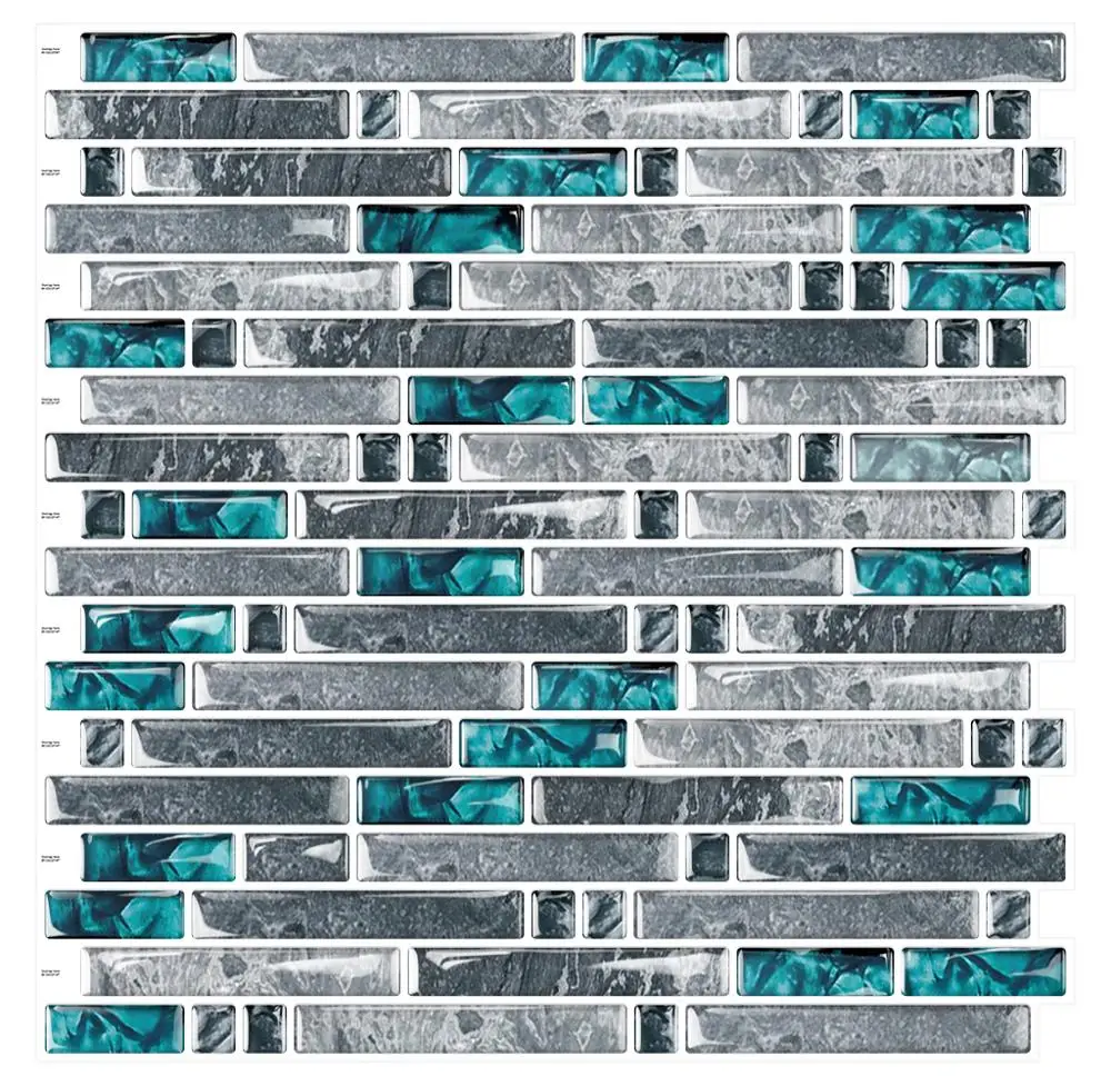 Cocotik 12 &quotx 12&quot 3D гелевая плитка пилинг и палка Backsplash самоклеющиеся обои наклейки 4