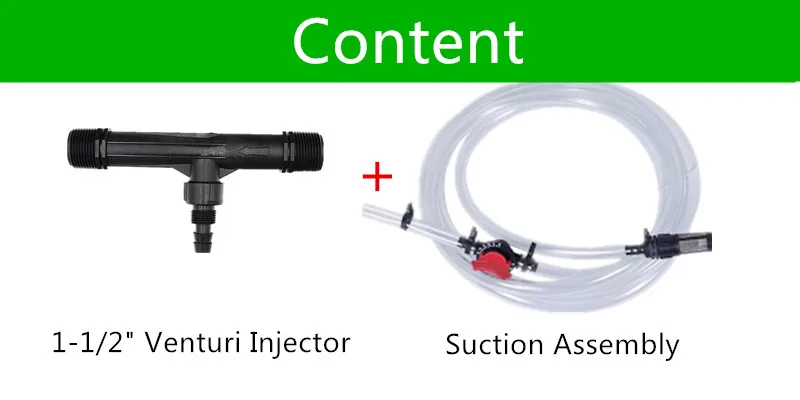 Инжекторный Смеситель для удобрений Вентури 1 1/2 дюйма инжекторный смеситель
