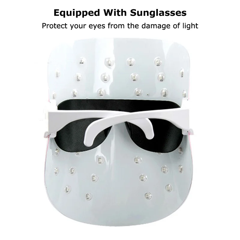 Антивозрастной фотонный светильник маска светодиодный терапевтическая