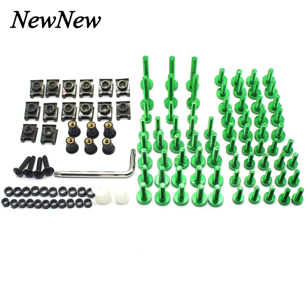 Для YAMAHA YZF R1 R1M R15 R25 R3 R6 R125 MT 07 09 10 FZ6 FZ8 Мотоцикл с ЧПУ полный обтекатель болт наборы