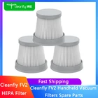 Cleanfly FV2 H1 H2 COCLEAN автомобильные ручные вакуумные фильтры, комплекты запасных частей, HEPA-фильтр, домашняя щетка для чистки пола