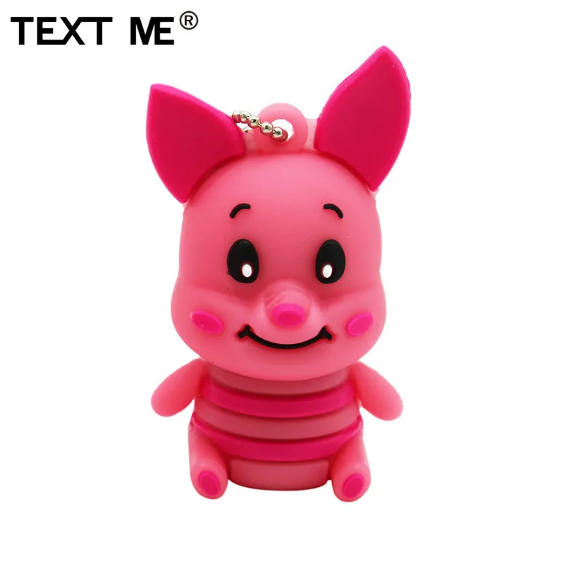 TEXT ME 64 ГБ 4 ГБ 8 ГБ 16 ГБ 32 ГБ милый мини-поросенок тигренок модель usb флеш-накопитель usb 2,0 флешка