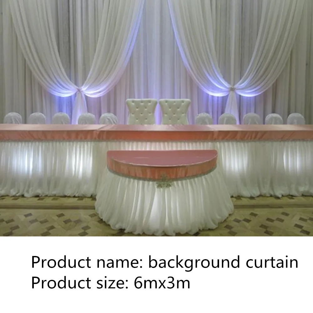 

3M*6M Ice Silk Wedding Backdrop Curtains With Silver Sequin Drape Swag For Wedding Decor Prop Backdrop Decorations DHL Delivery