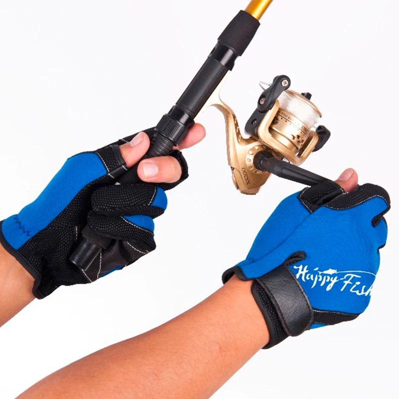 Уличные водонепроницаемые перчатки для рыбалки мужские и женские с тремя