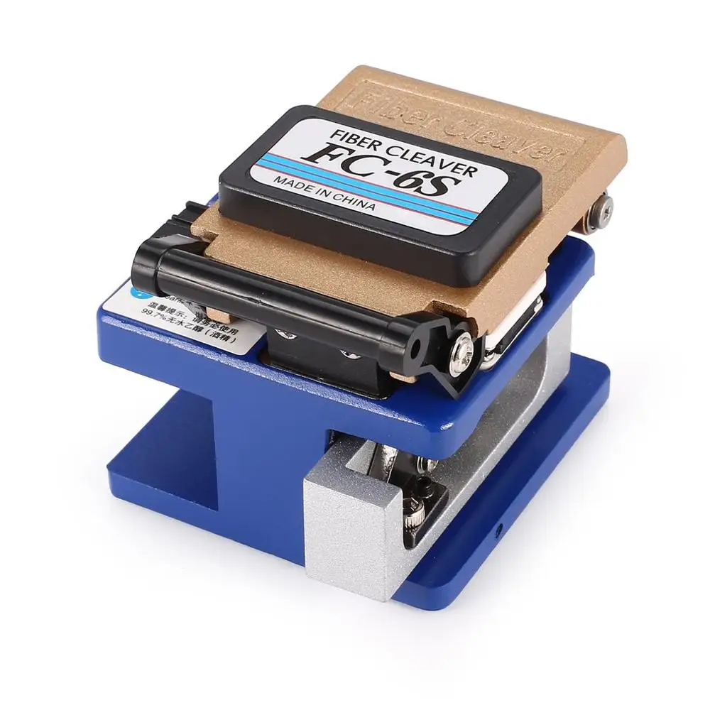 

Metal Fiber Cleaver FC-6S Fiber Optic Cable Cutter Cold Aluminum Fiber Knife Cutting Used in FTTX FTTH FC-6S Fiber Cleaver Tool