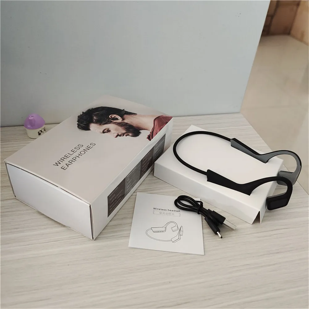 new concept k08 air bone conduction earphone tws wireless bluetooth 5 1 not in ear earbuds sport headphone for smartphone free global shipping