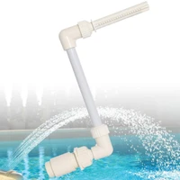 swimming pool waterfall fountain water pools connector head decoration pool pond floating water fountain device