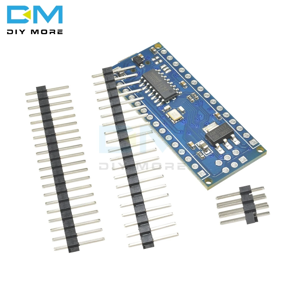 Плата контроллера Mini USB CH340 Nano 3 0 ATmega328P плата совместимая с Arduino USB-драйвер V3.0 ATmega328 |
