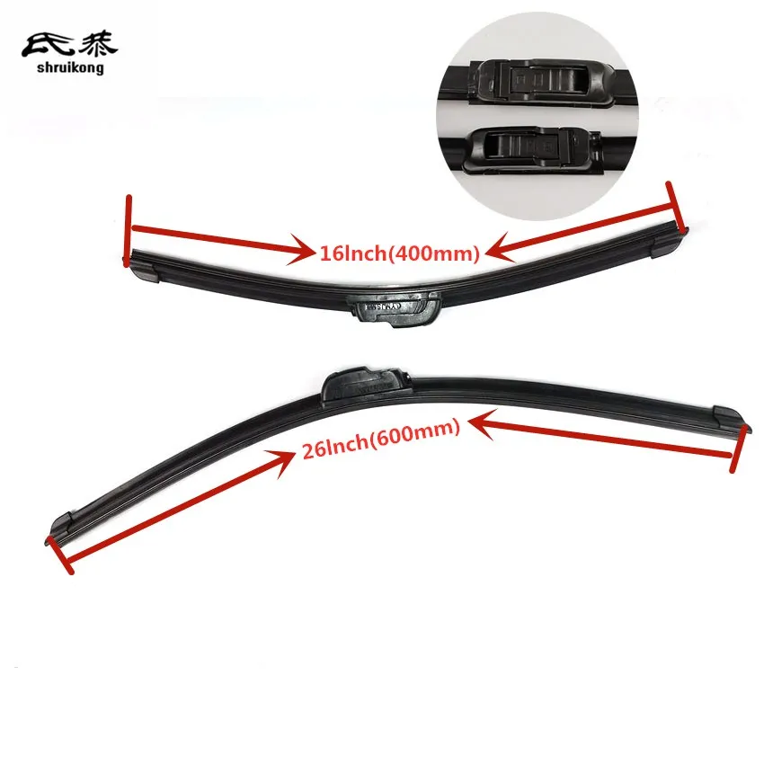 2 шт./лот SG-001 стеклоочистителей для 2007-2016 OPEL Antara 24 &quot+ 16&quot подходит Стандартный J