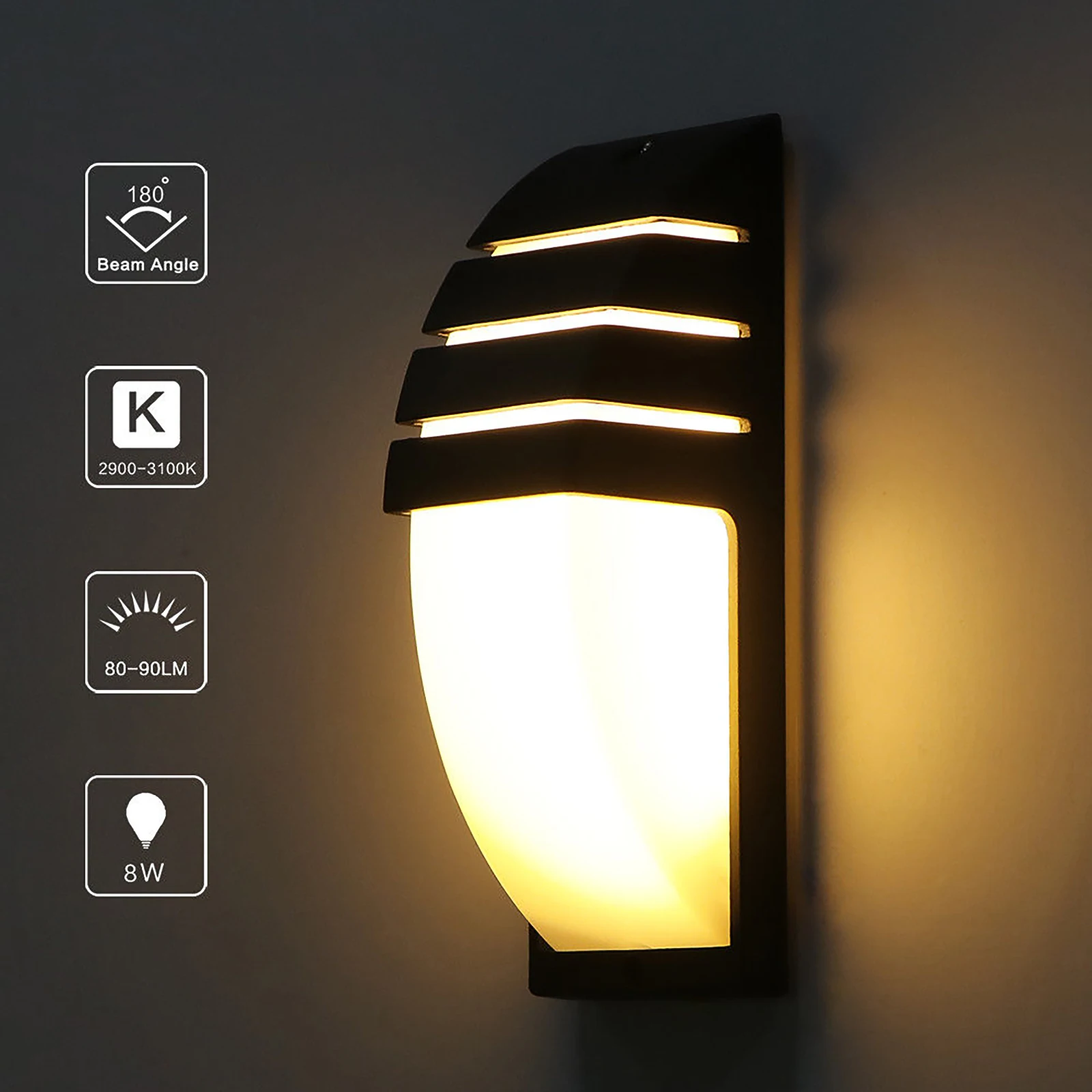 

15W Garden Cuboid LED Wall Light Modern COB Courtyard Lamp IP65 Waterproof Warm/Cold White Corridor Lighting Decor Porch 85-265V