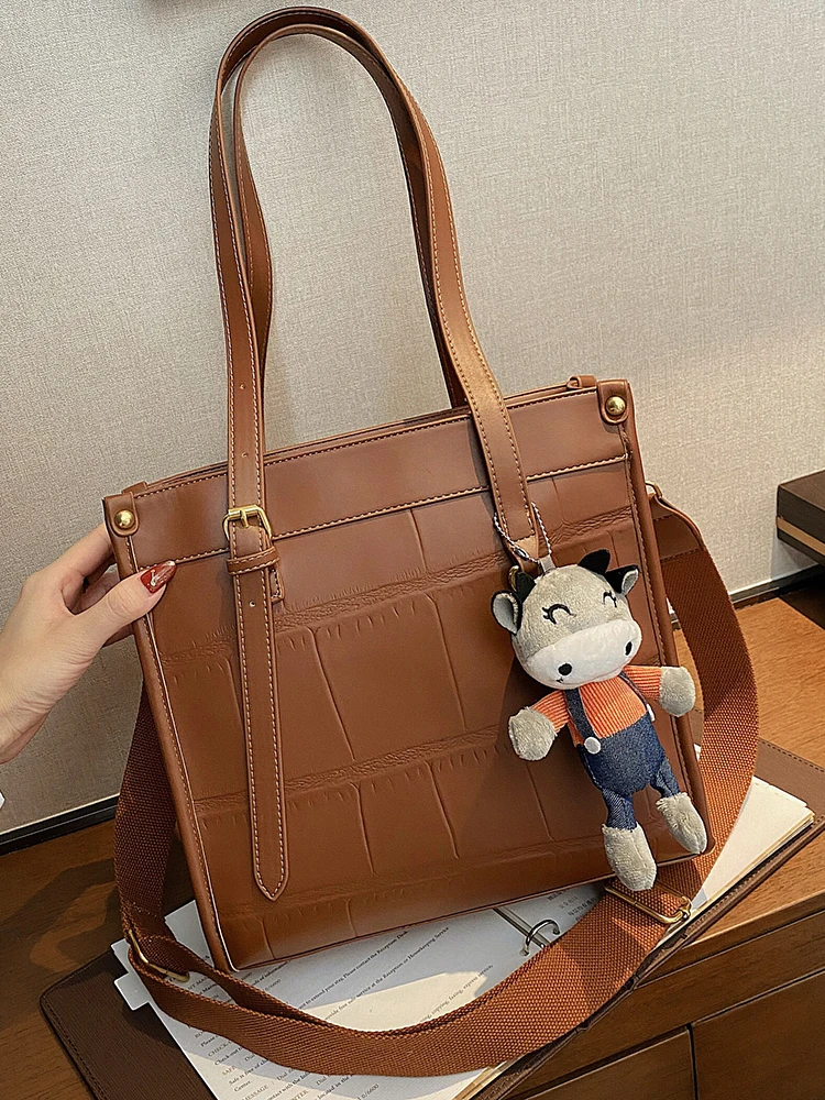 

VeryMe Leather Shoulder Handbag Women Casual Lady Crossbody Bag Large Capacity Purse And Hanbags Bucket Bags Kawaii bolsos mujer