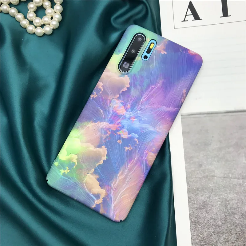 3D рельефный матовый чехол для Xiaomi mi 9 SE 9SE mi 8 Note 7 8 Pro Чехол с Луной, звездами, цветочными чернилами, чехол для Xiaomi mi 9 Funda - Цвет: Pattern A