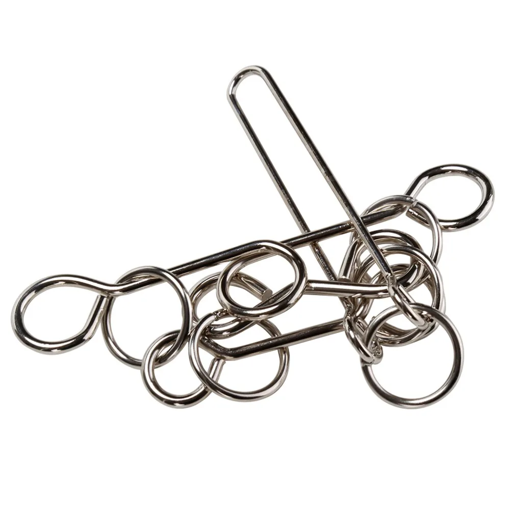 Волшебная Metal Ring Puzzle SolutionAlloy развивающие игры терпения практики мульти-образный