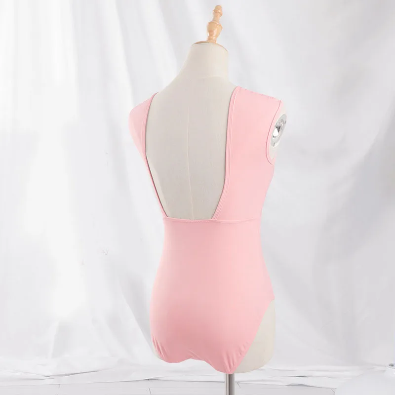 

Sexy Women Backless Dance Leotards Lace Sleeveless Ballet Leotard Adult Girls Gymnastics Bodysuit Swimwear