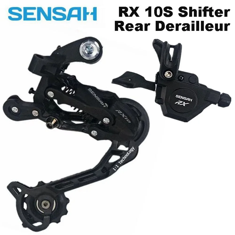

SENSAH MTB Bike Derailleur Shift Kit RX 10S Shifter+Rear Derailleur Set,10 speed Mountain Bike Shifter kit PCR BEYOND M6000