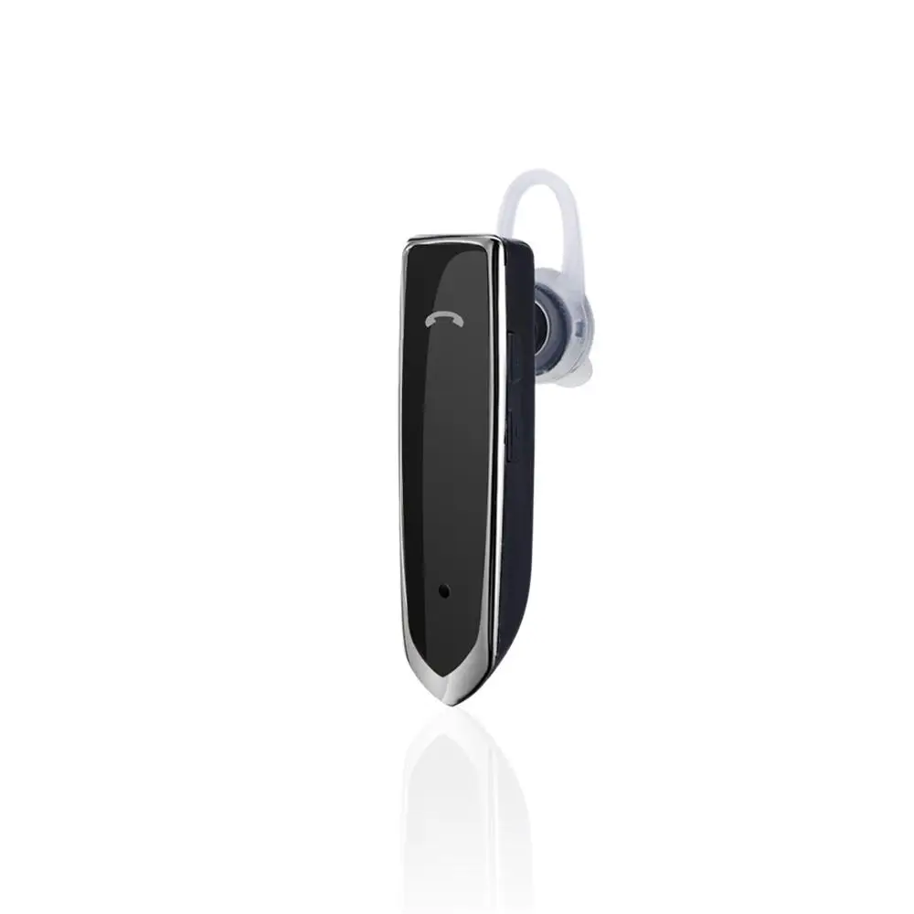 Черный ANRY Bluetooth беспроводные деловые наушники Hands Free с микрофоном для офиса/бизнеса/тренировки/водителя/грузовика - Цвет: Черный