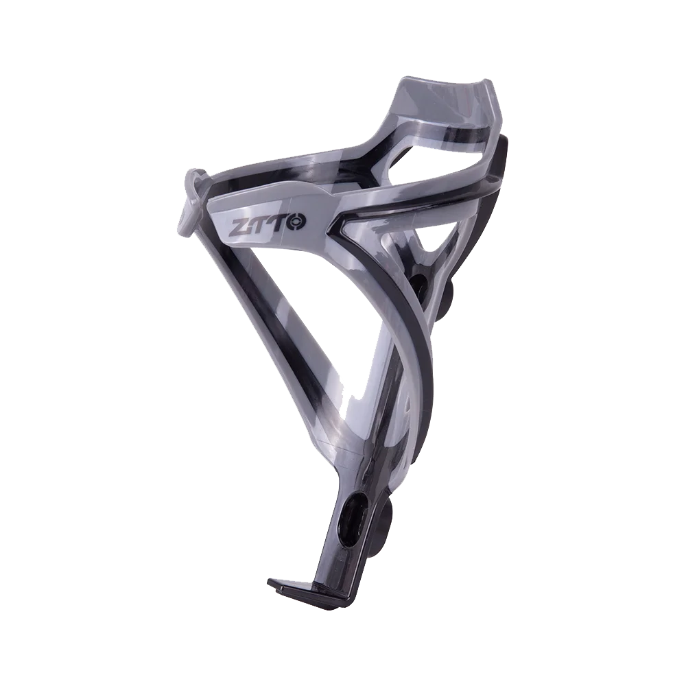 Gray ZTTO MTB бутылочная клетка для воды дорожный велосипед держатель для бутылки высокопрочный Сверхлегкий пластик аксессуары для горного велосипеда - Цвет: Gray