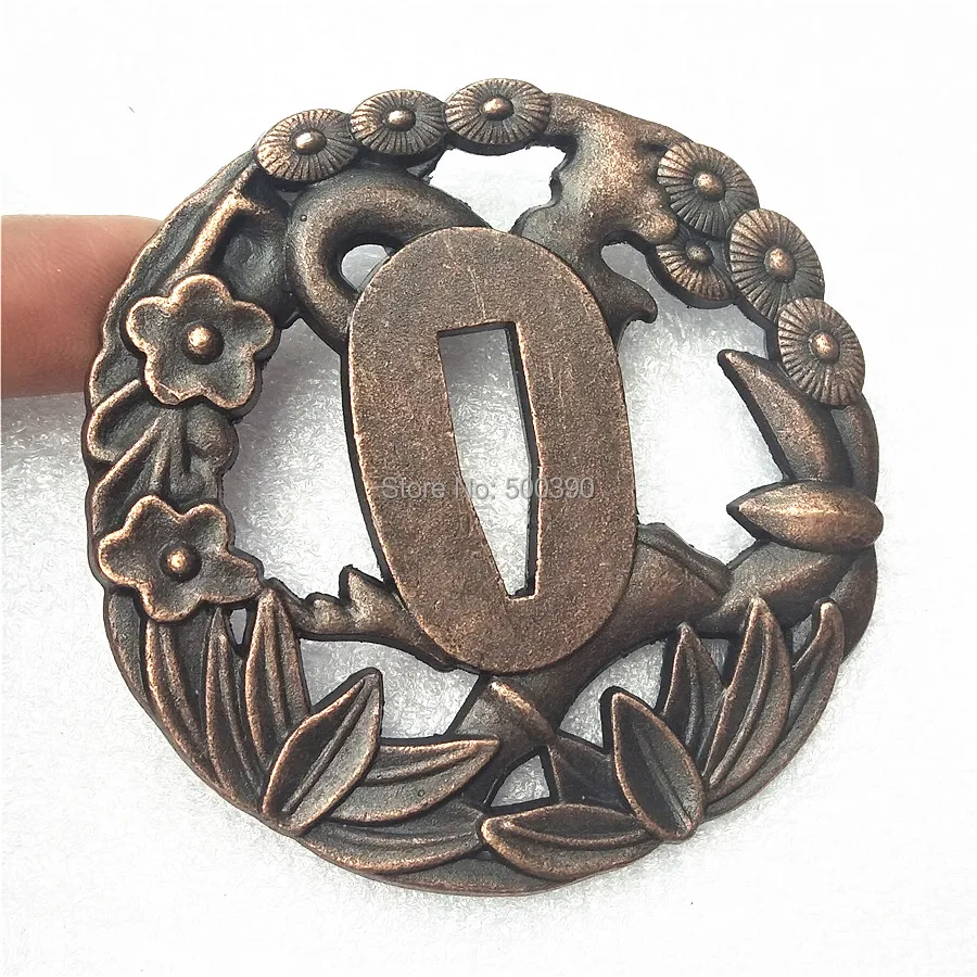 A Set Alloy Tsuba Accessory Fitting For Japanese Sword Samurai Katana |