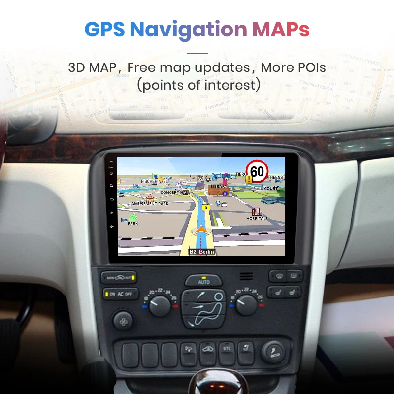 Junsun V1 pro 4G+ 64G CarPlay Android 9,0 DSP для Volvo S80 2004 2005 2006 автомобильный Радио Мультимедиа Видео плеер gps RDS 2 din dvd