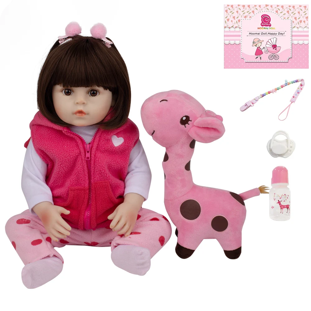 New Design Fashion Doll Bebe Reborn Toy 19&quot Whole Silicone Baby Fantasy Lifelike Realistic Bath Kid Play Gift 48CM | Игрушки и хобби