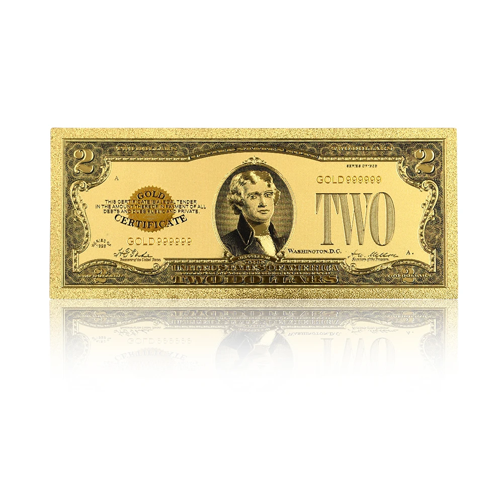 Newest 1928 Yeae Colorful USA Banknote Gold 1 Dollars Bill Foil Souvenir Crafts Collection Fake Money Drop Ship | Дом и сад