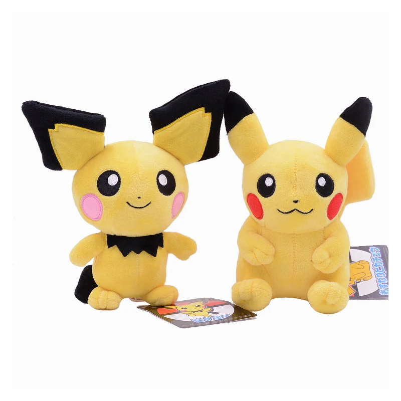 20 см Takara Tomy покемон Pichu плюшевые Пикачу несовершеннолетних версия игрушки