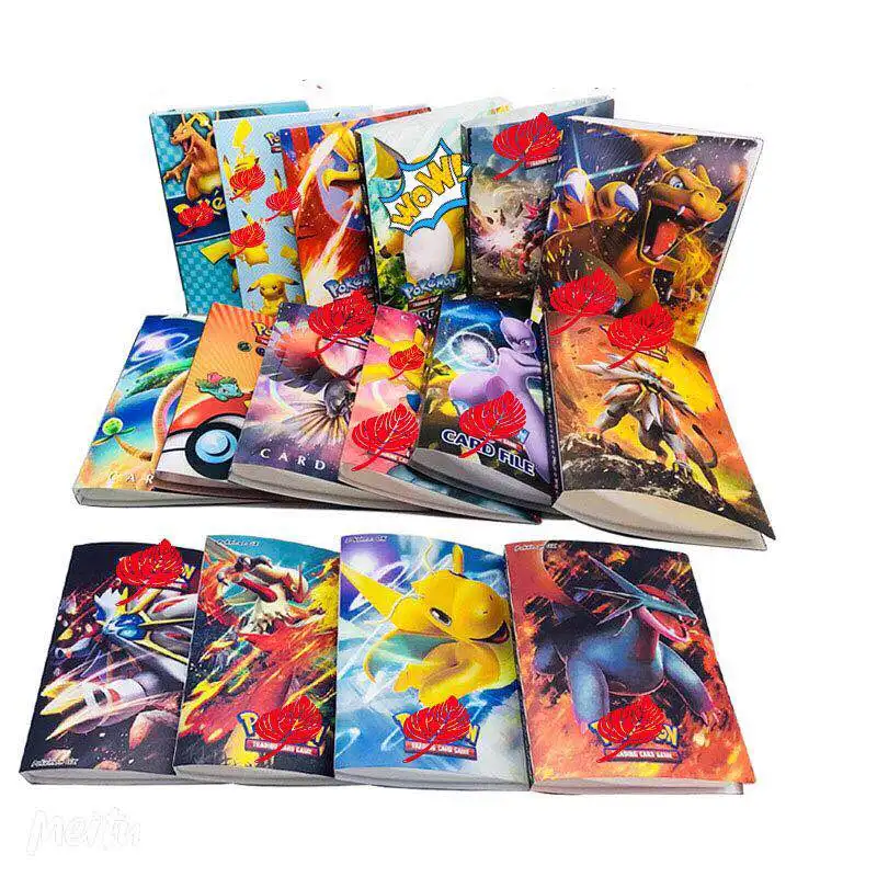 Новая серия 240 шт Аниме Pokemones карты держатель Альбом коллекции игрушки для детей |
